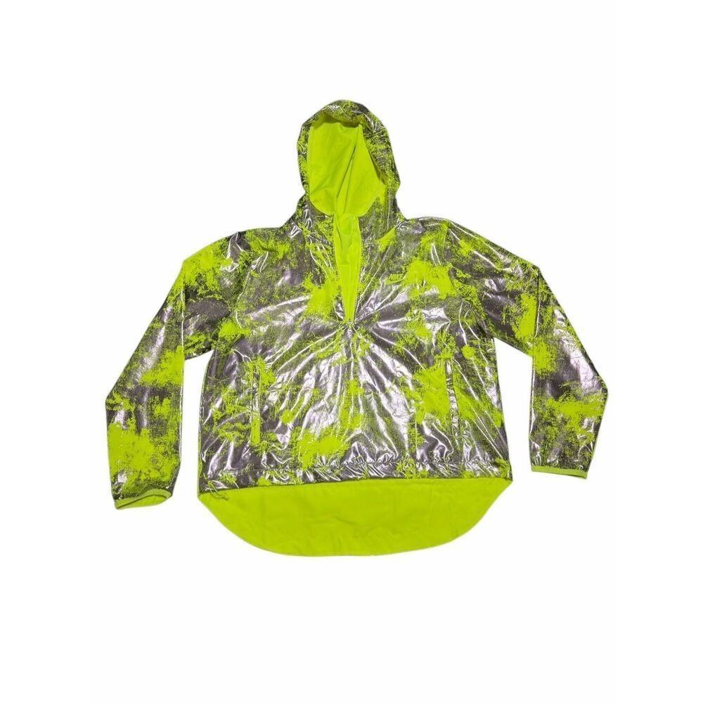 Nike Air Women's Running Pullover Jacket DJ8642 702 Volt Size L Large